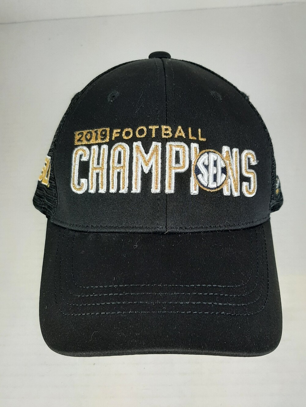 Top of the World LSU Tigers black 2019 SEC Football Champions adjustable trucker